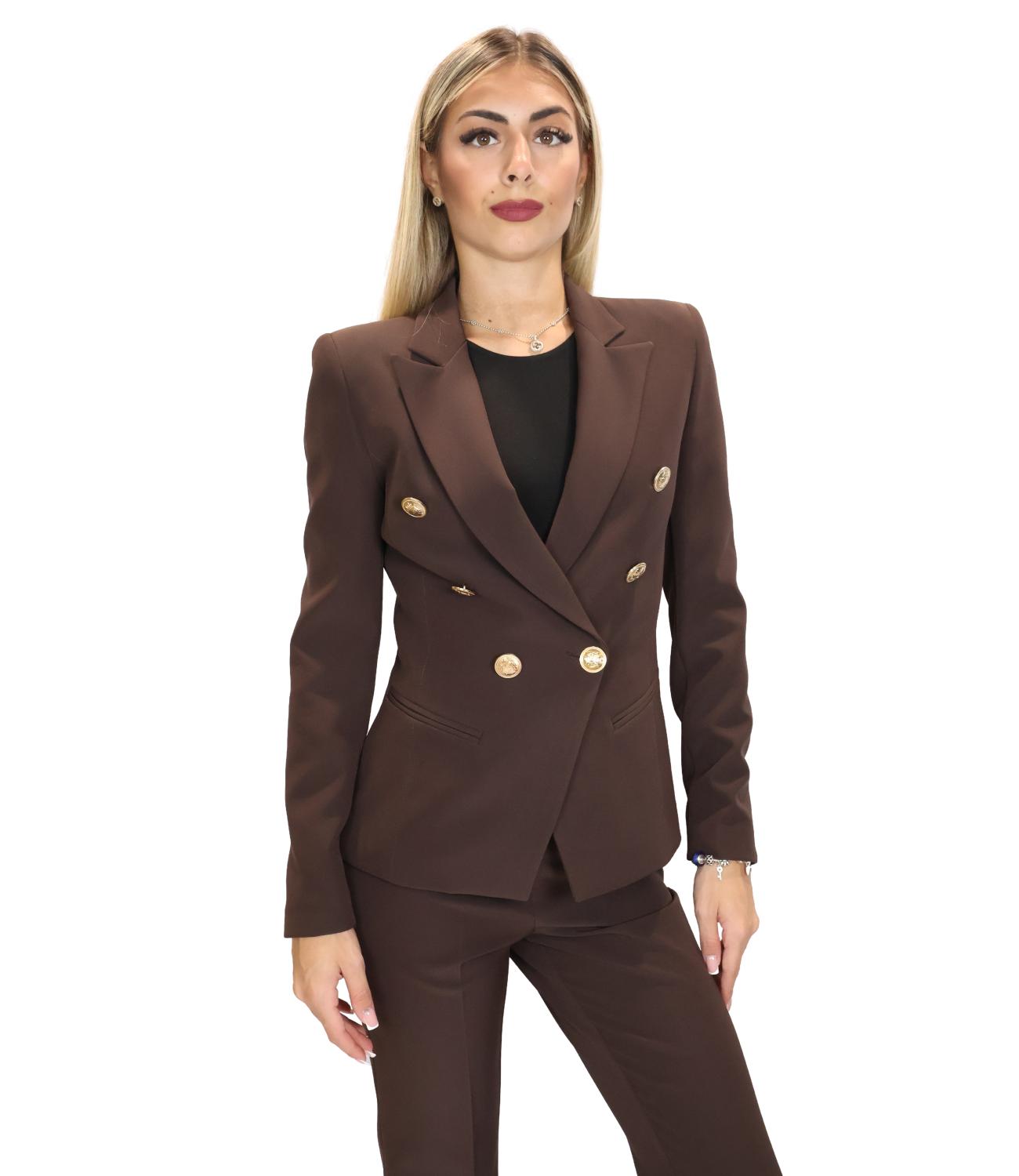 Giacca Silence Limited NPR235AMBERAI26 Donna - Dark Brown