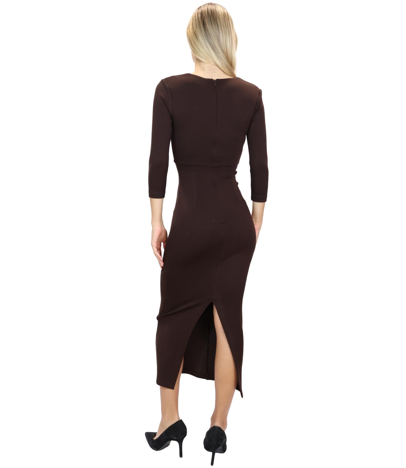 Abito Silence Limited SLAB009FWAI26 Donna - Dark Brown