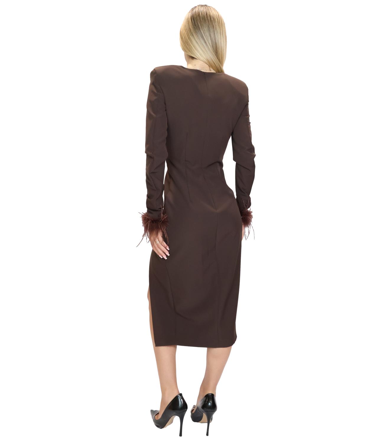 Abito Silence Limited SLAB051PLUAI26 Donna - Dark Brown