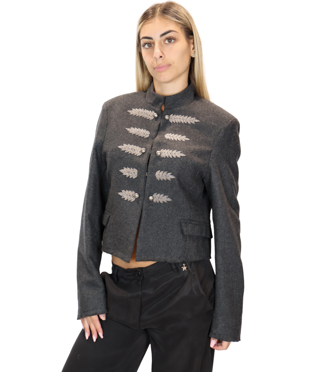 Giacca Souvenir M40F0462 Donna - Grigio