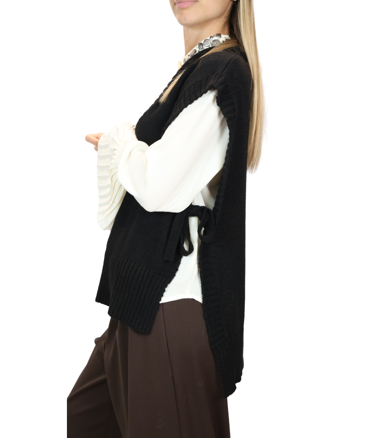 Gilet Souvenir S40B0055 Donna - Nero