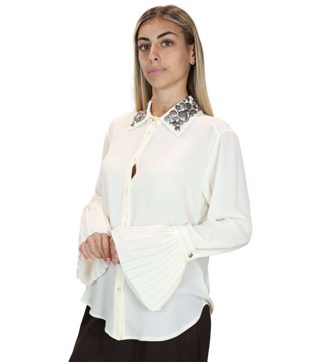 Camicia Souvenir T40R0358 Donna - Panna
