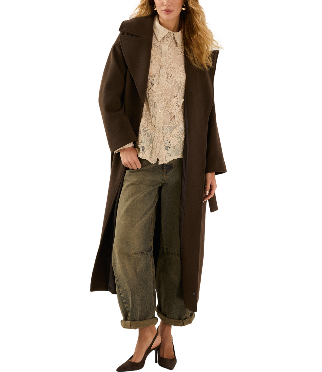Cappotto Souvenir W40S0311 Donna - Cioccolato