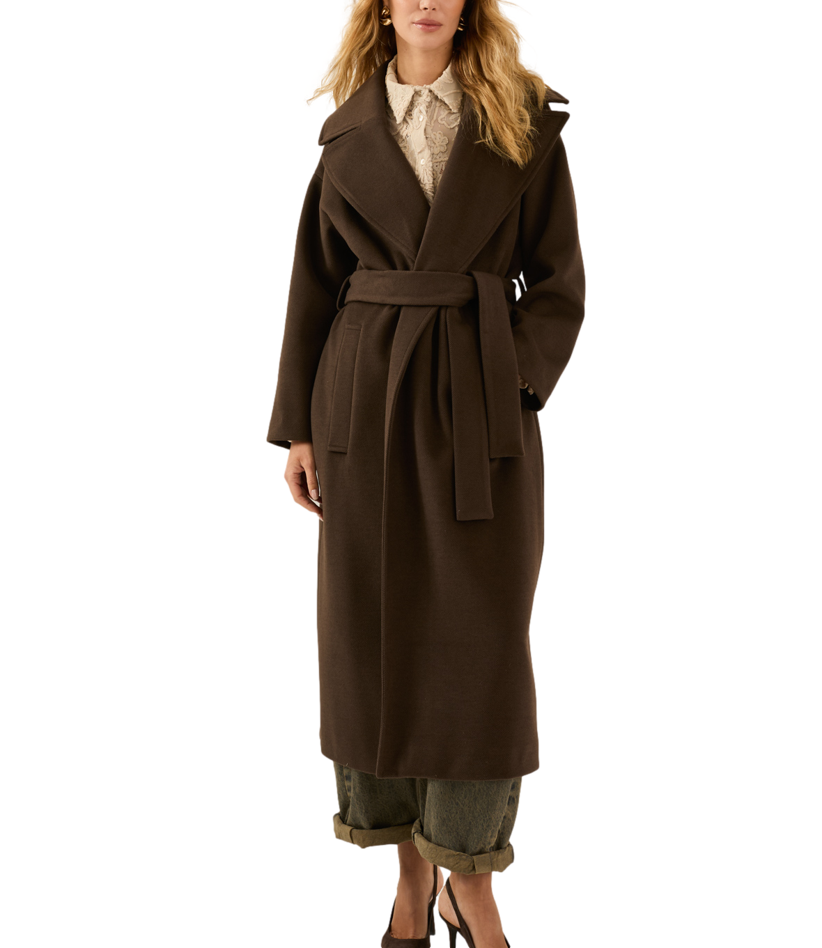 Cappotto Souvenir W40S0311 Donna - Cioccolato