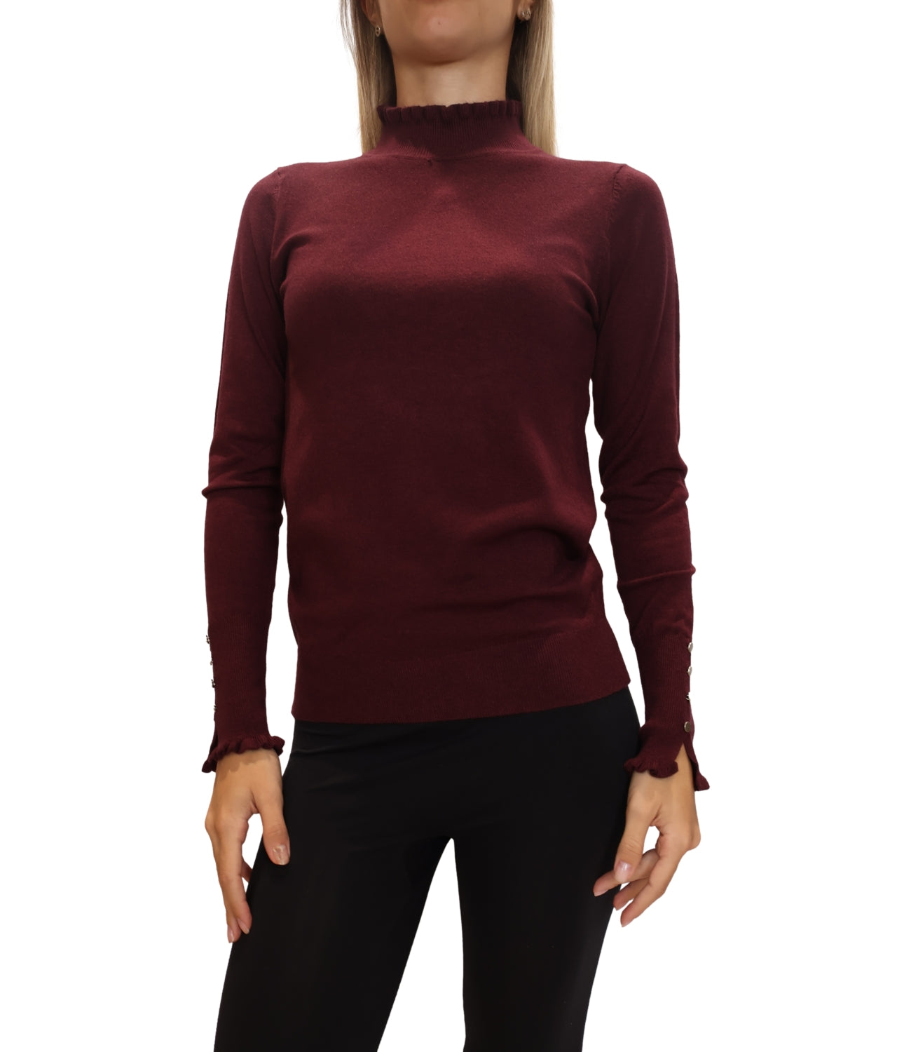 Maglia Studio it MG8525 Donna - Bordeaux