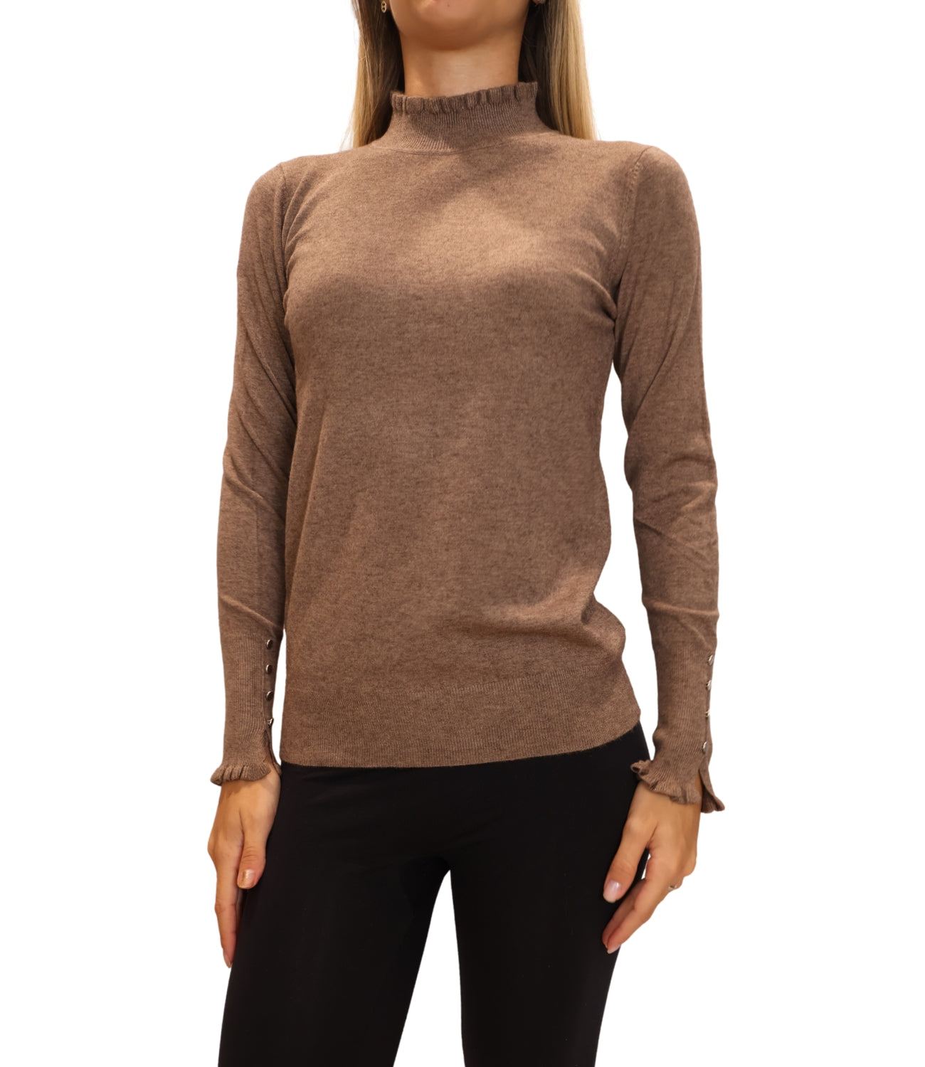 Maglia Studio it MG8525 Donna - Tortora