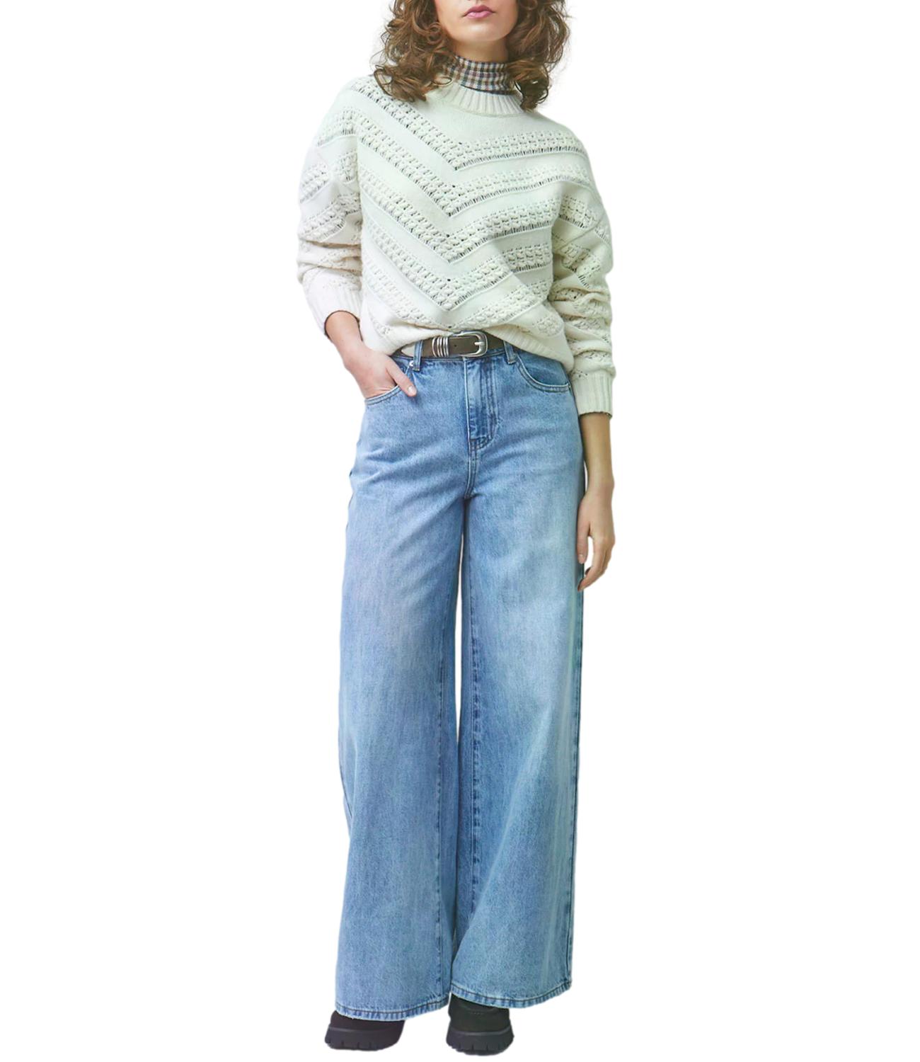 Maglia Suncoo H26M01042 Donna - 01-Blanc Casse