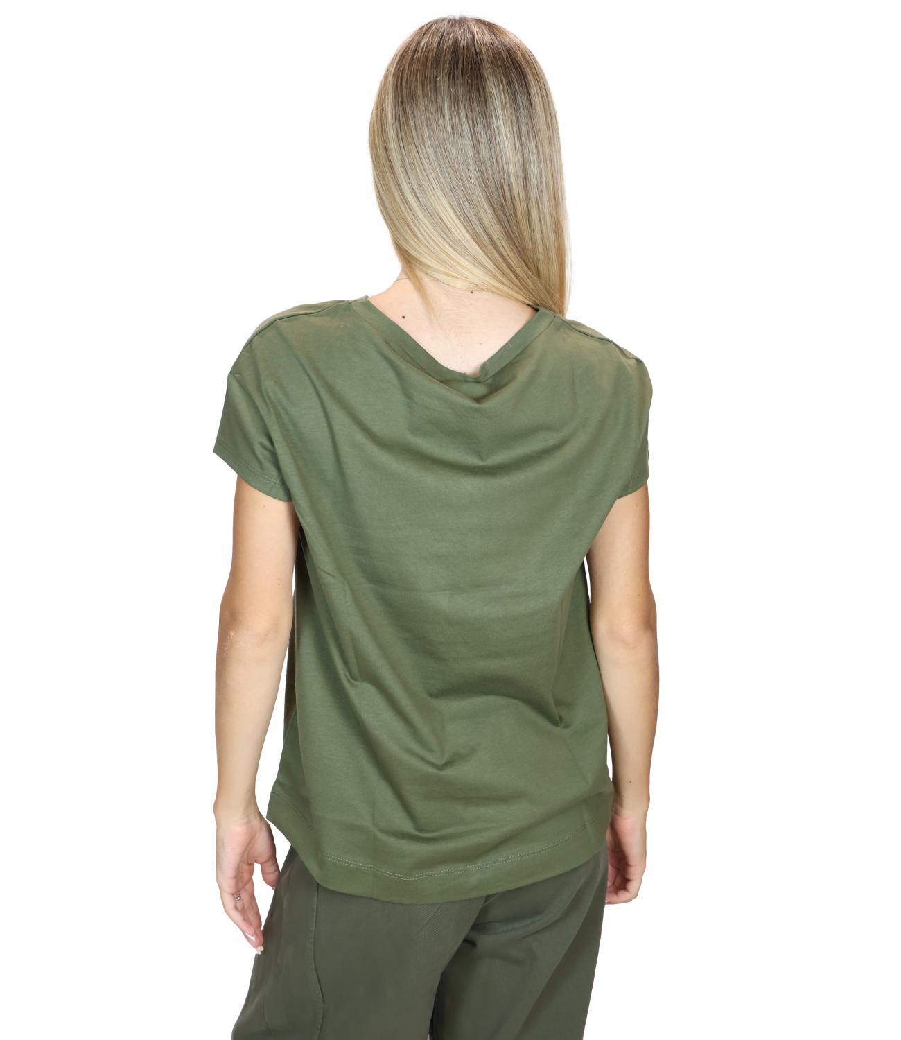 Maglia Susy Mix 124581 Donna - Militare