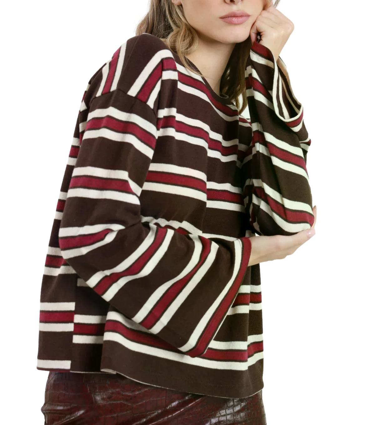 Maglia Susy Mix 12491 Donna - Moro