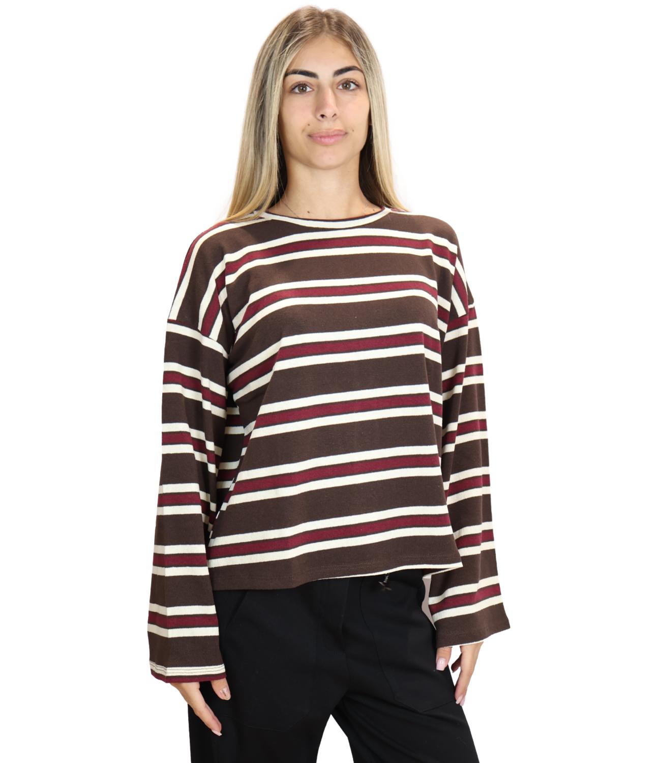 Maglia Susy Mix 12491 Donna - Moro