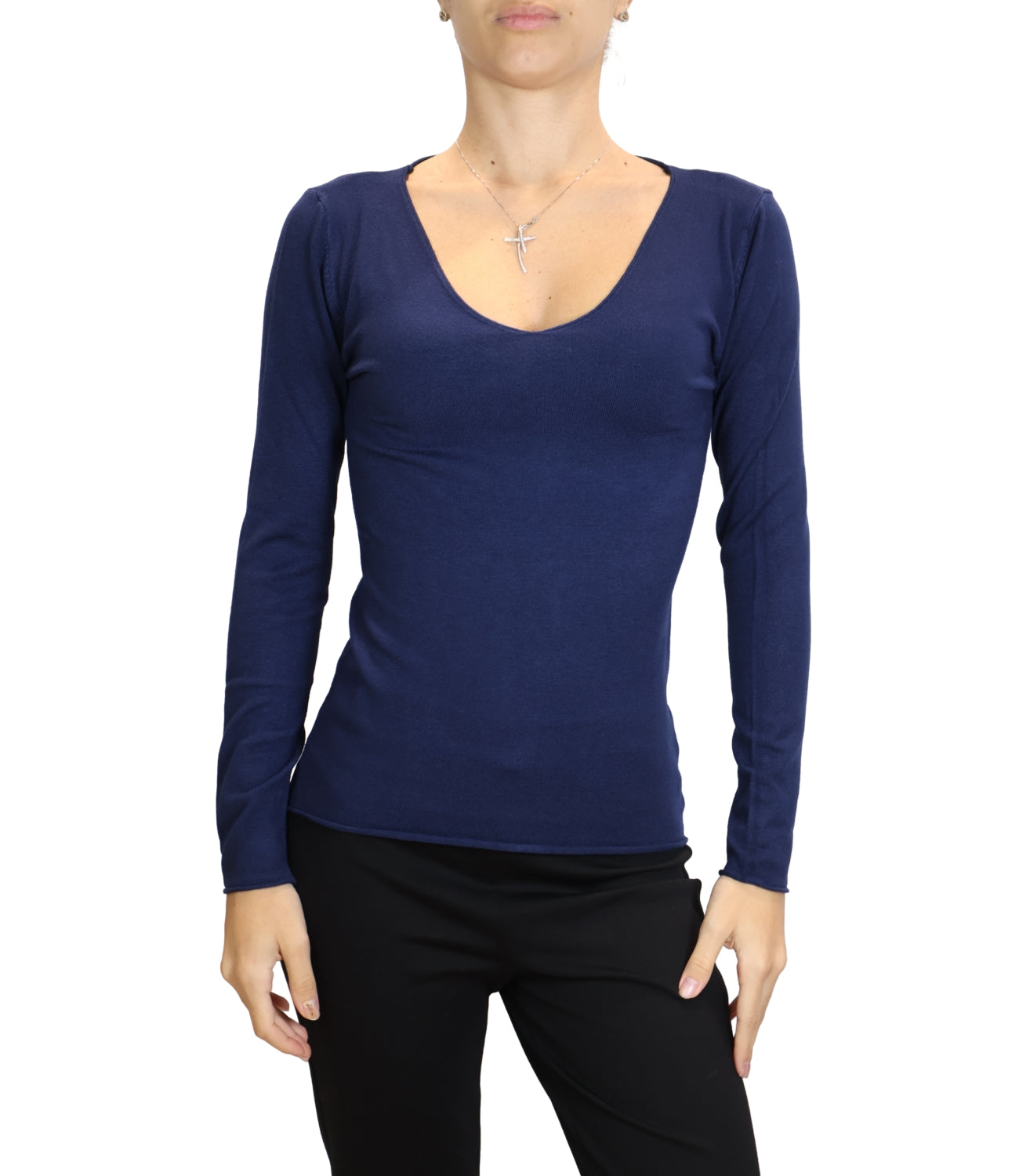 Maglia Susy Mix 260903 Donna - Blu