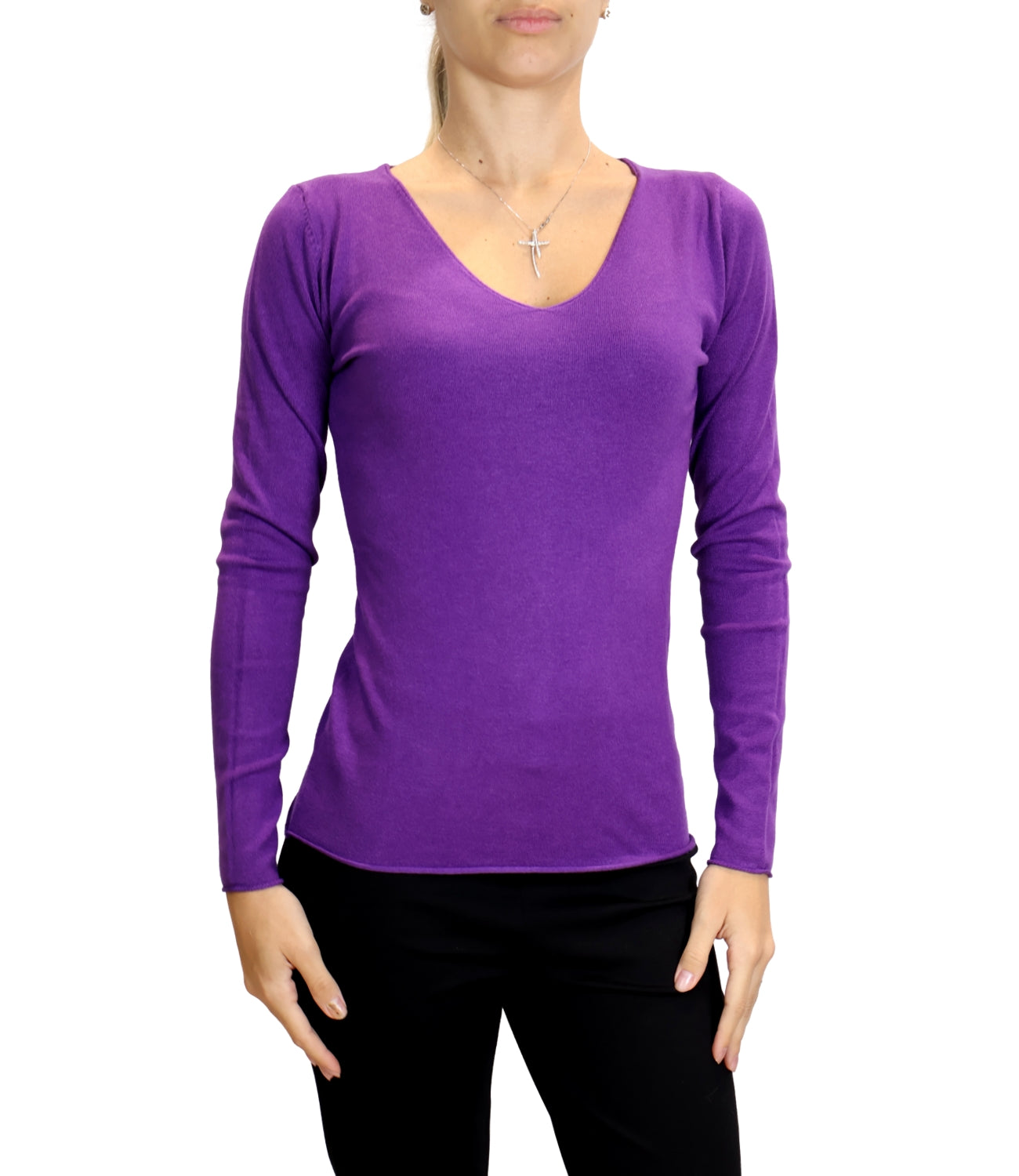 Maglia Susy Mix 260903 Donna - Viola