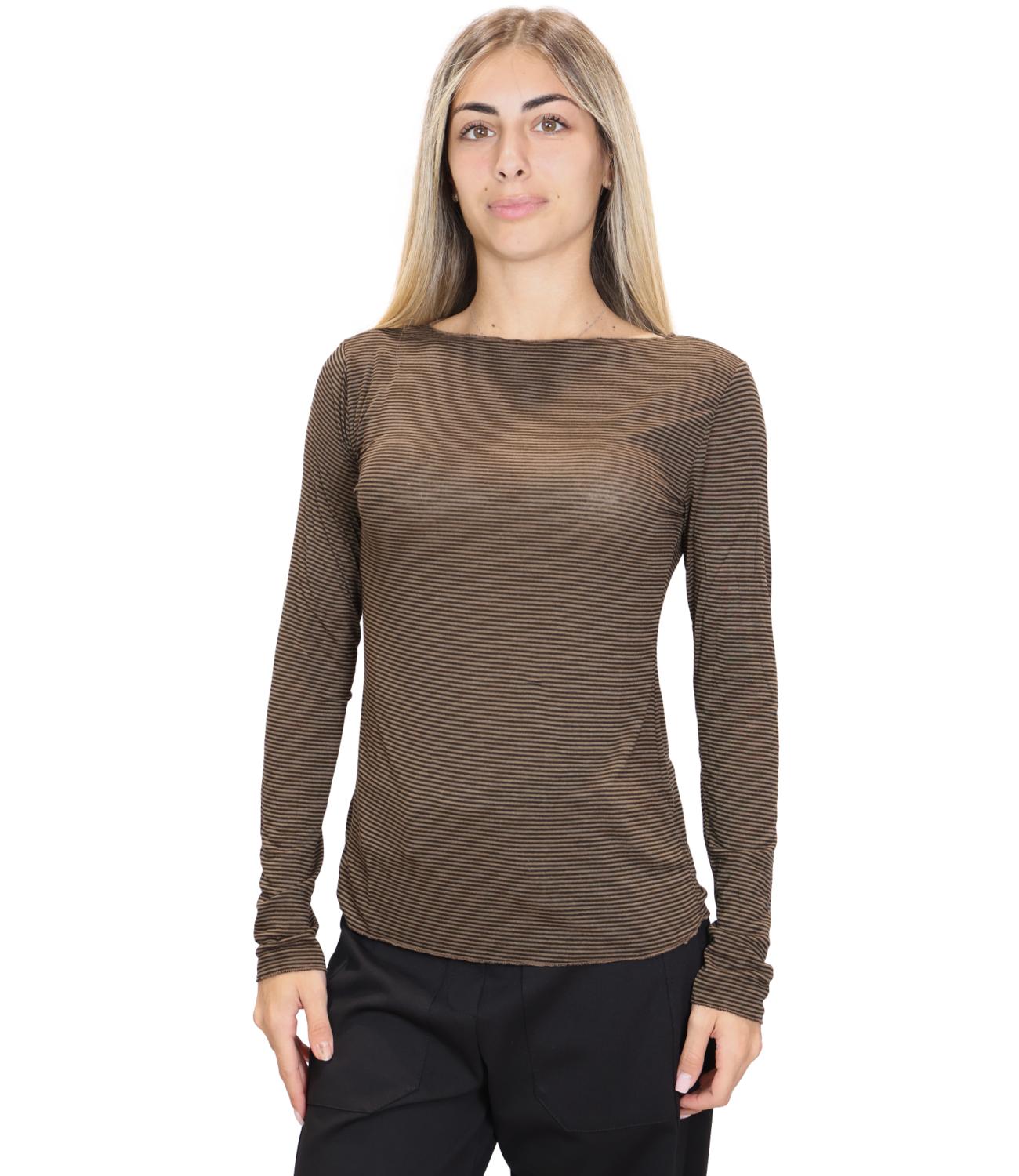 Maglia Susy Mix 2787 Donna - Cioccolato