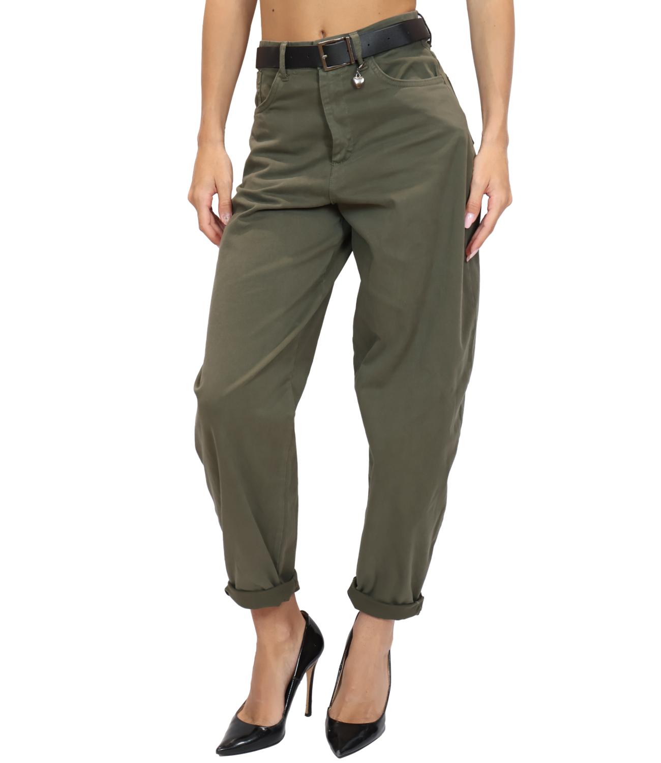 Pantalone Susy Mix 60285PMTR Donna - Militare