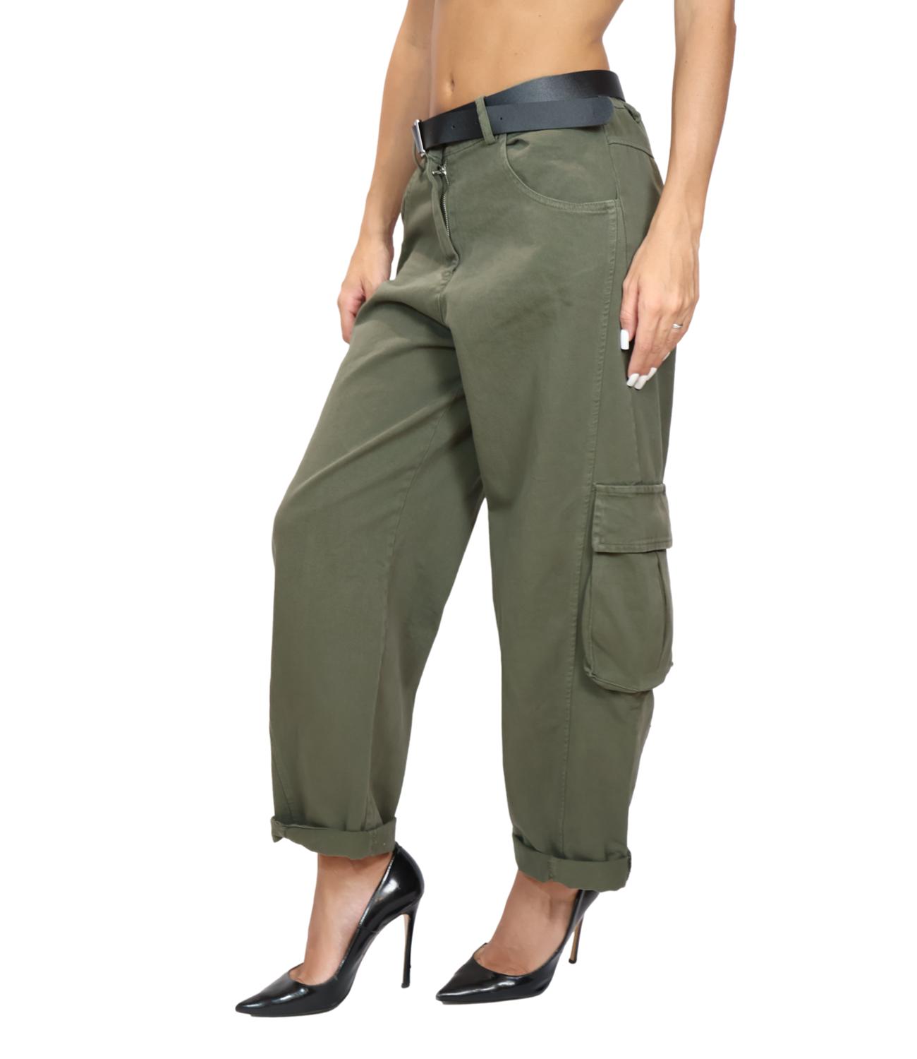 Pantalone Susy Mix 61048P Donna - Militare