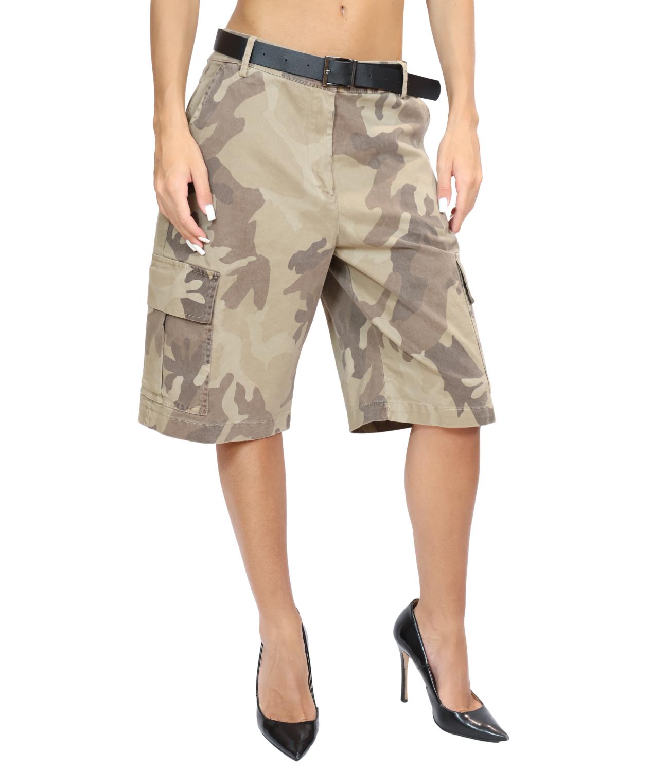 Bermuda Susy Mix 61334PN Donna - Militare