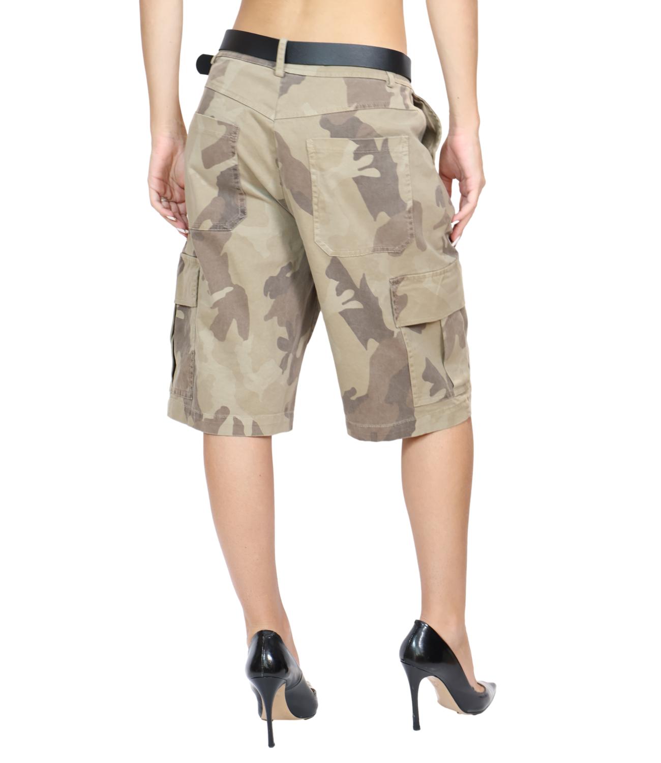 Bermuda Susy Mix 61334PN Donna - Militare