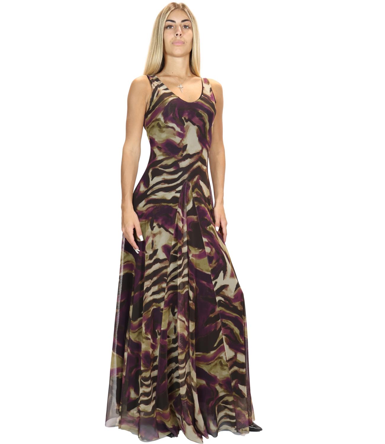 Abito Susy Mix A120572GM73 Donna - Prugna