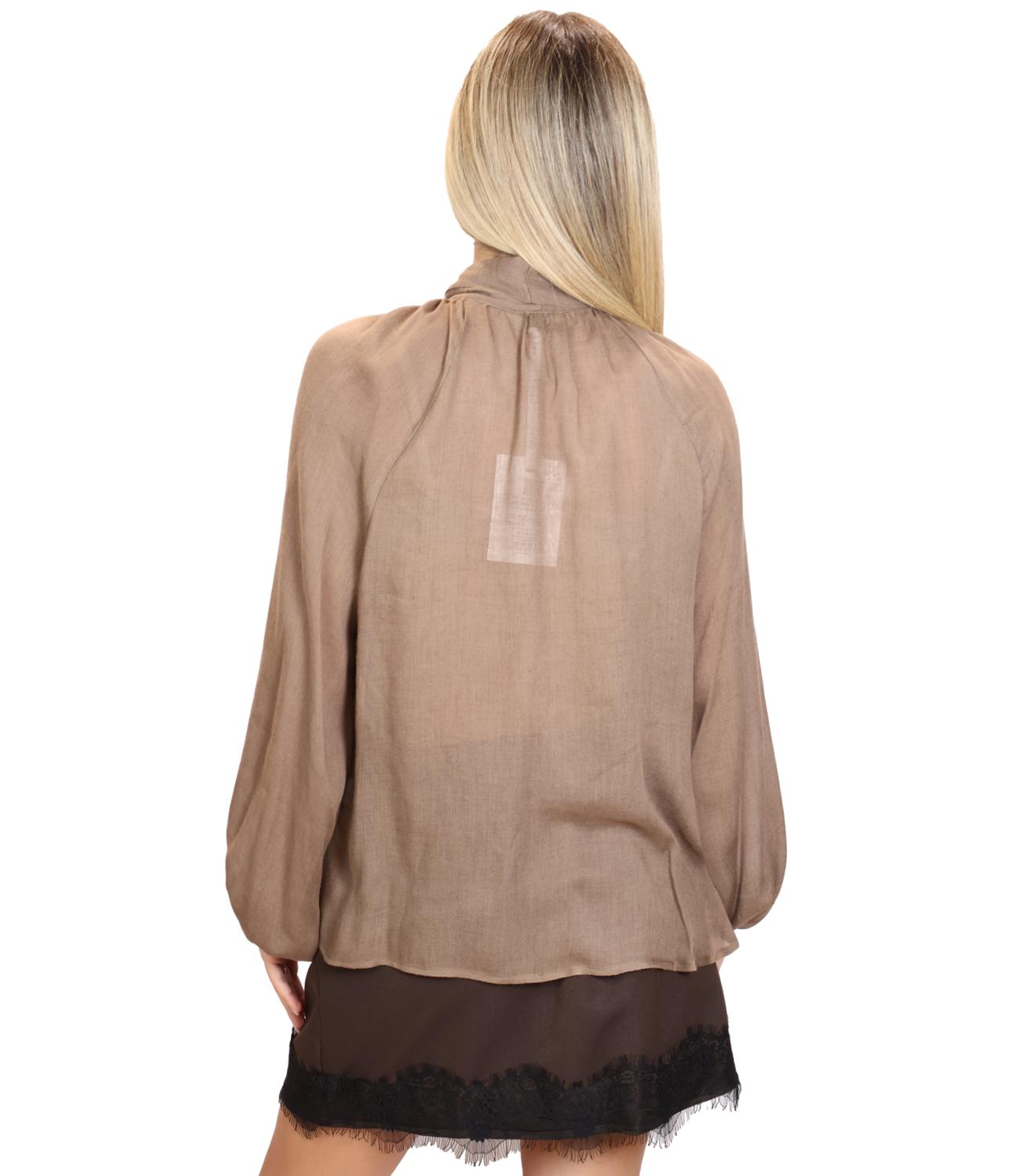 Camicia Susy Mix BL153030 Donna - Tabacco