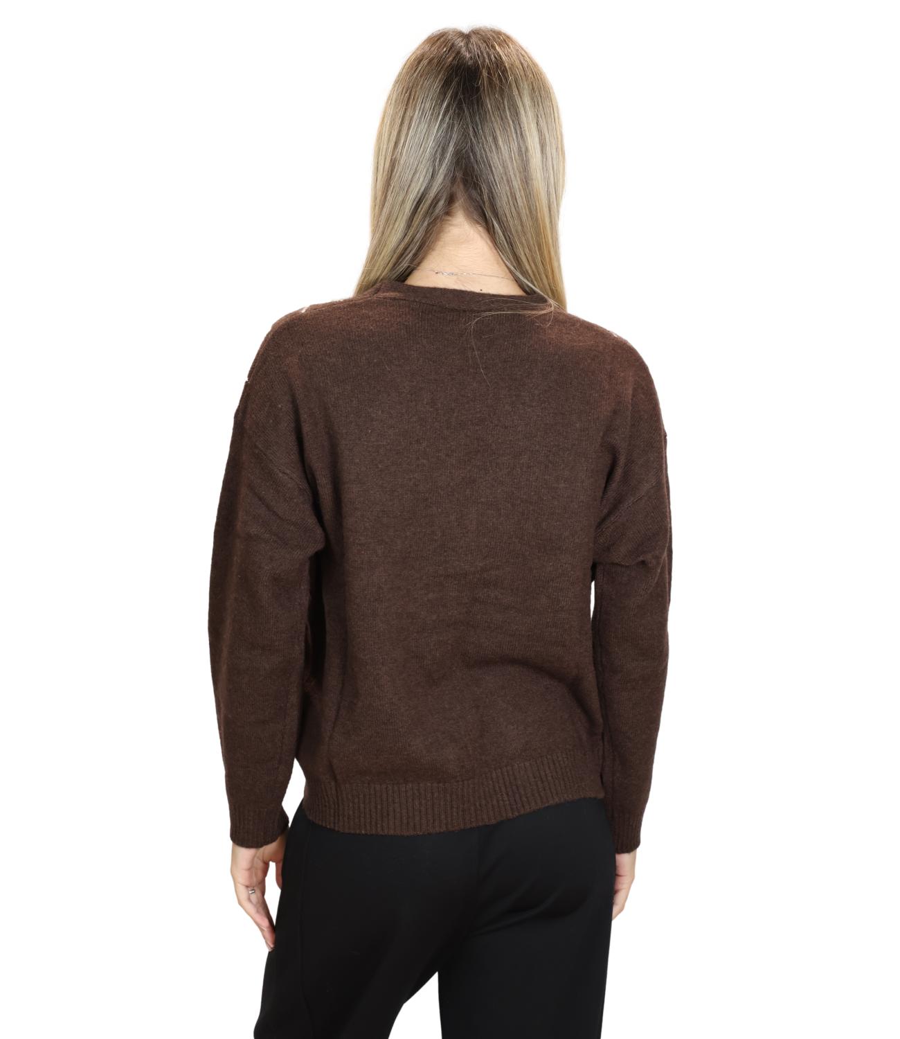 Cardigan Susy Mix HS26805 Donna - Moro