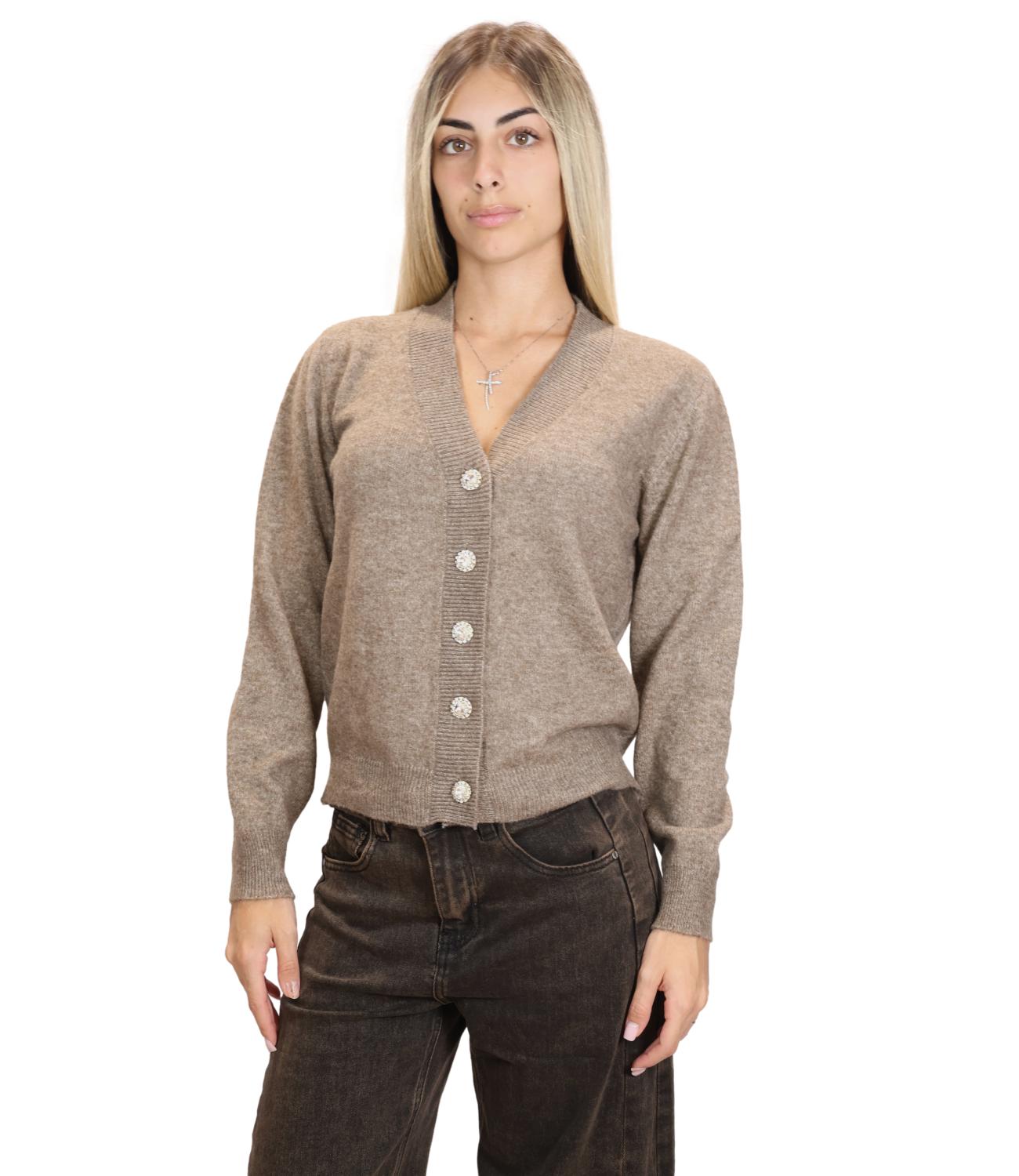 Maglia Susy Mix K35327 Donna - Fango