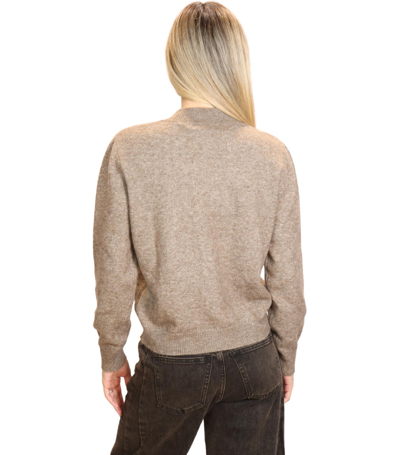 Maglia Susy Mix K35327 Donna - Fango