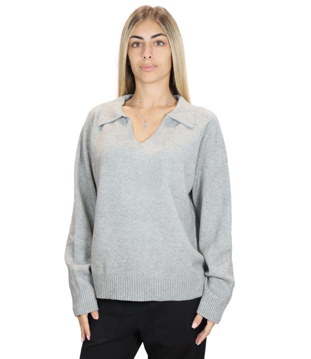 Polo Susy Mix K367 Donna - Grigio