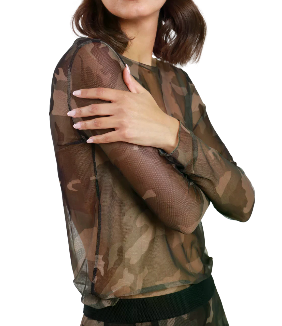 Maglia Susy Mix L362MI Donna - Mimetico