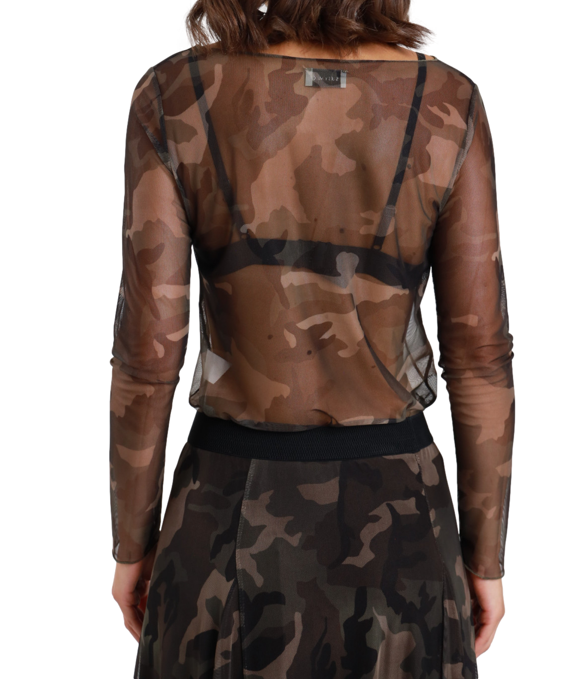 Maglia Susy Mix L362MI Donna - Mimetico