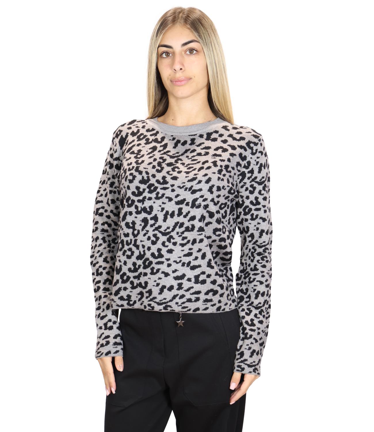 Maglia Susy Mix LN8771 Donna - Grigio