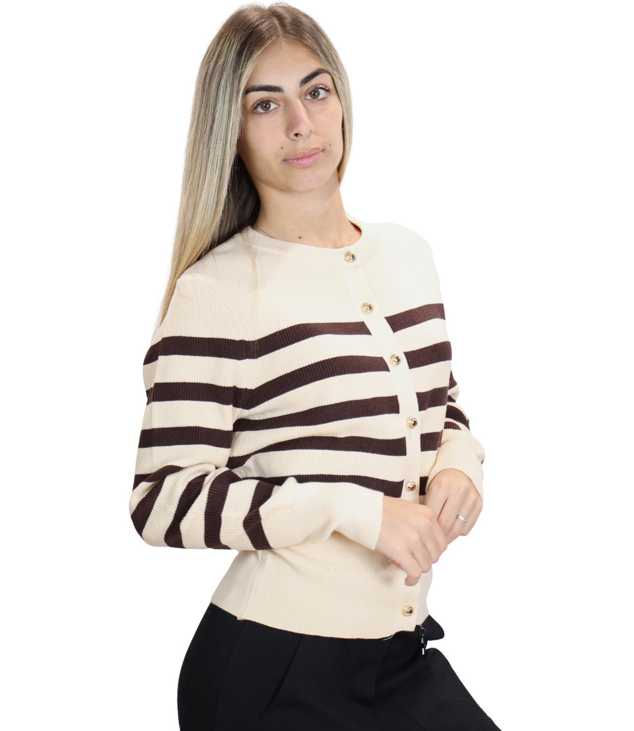 Maglia Susy Mix M149 Donna - Crema