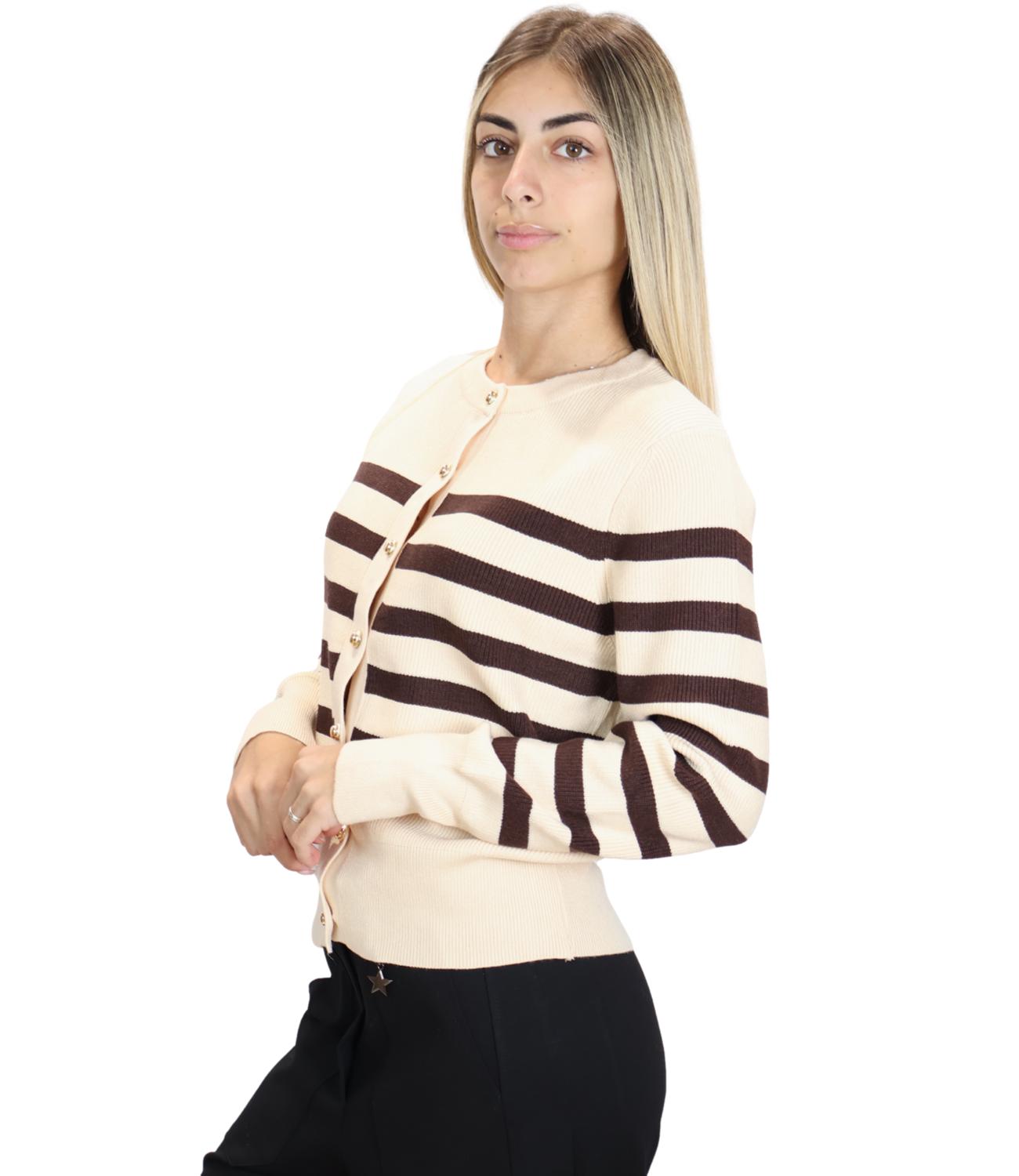 Maglia Susy Mix M149 Donna - Crema