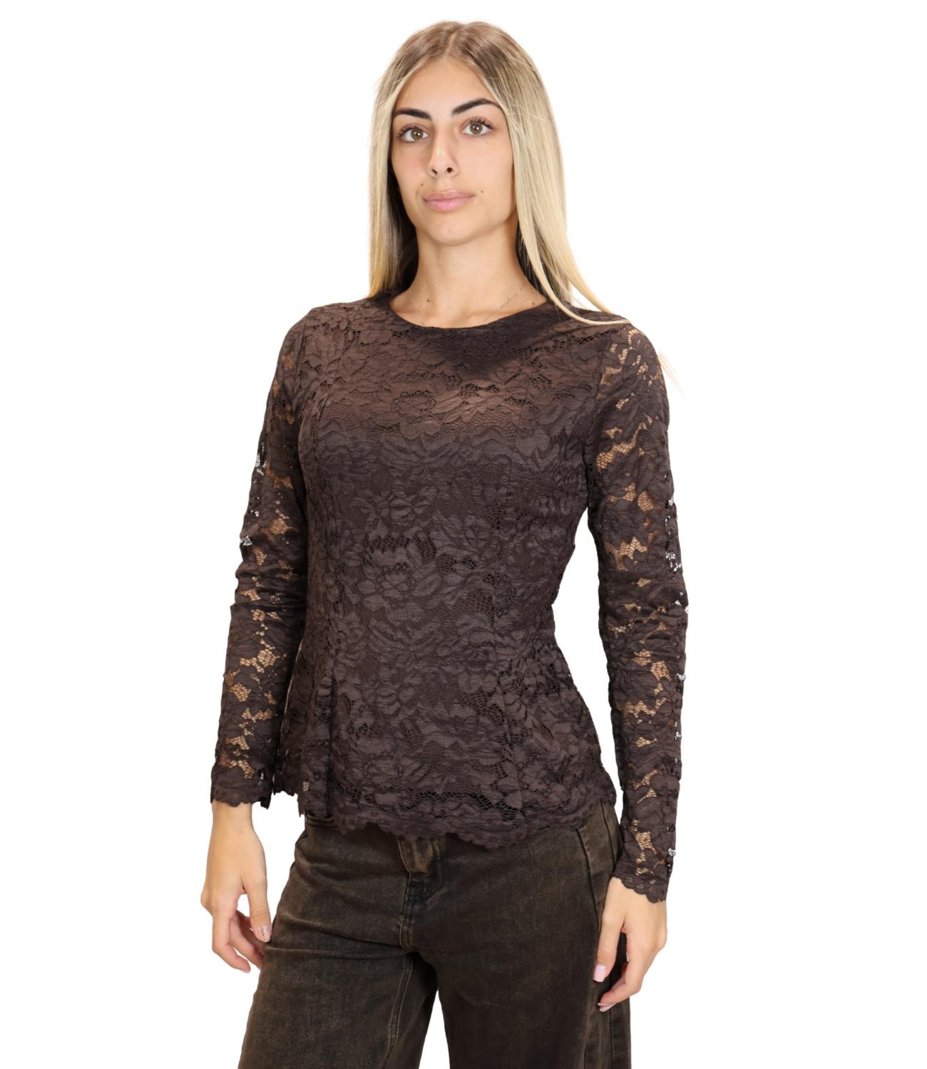 Maglia Susy Mix MA4164MC117 Donna - Moro