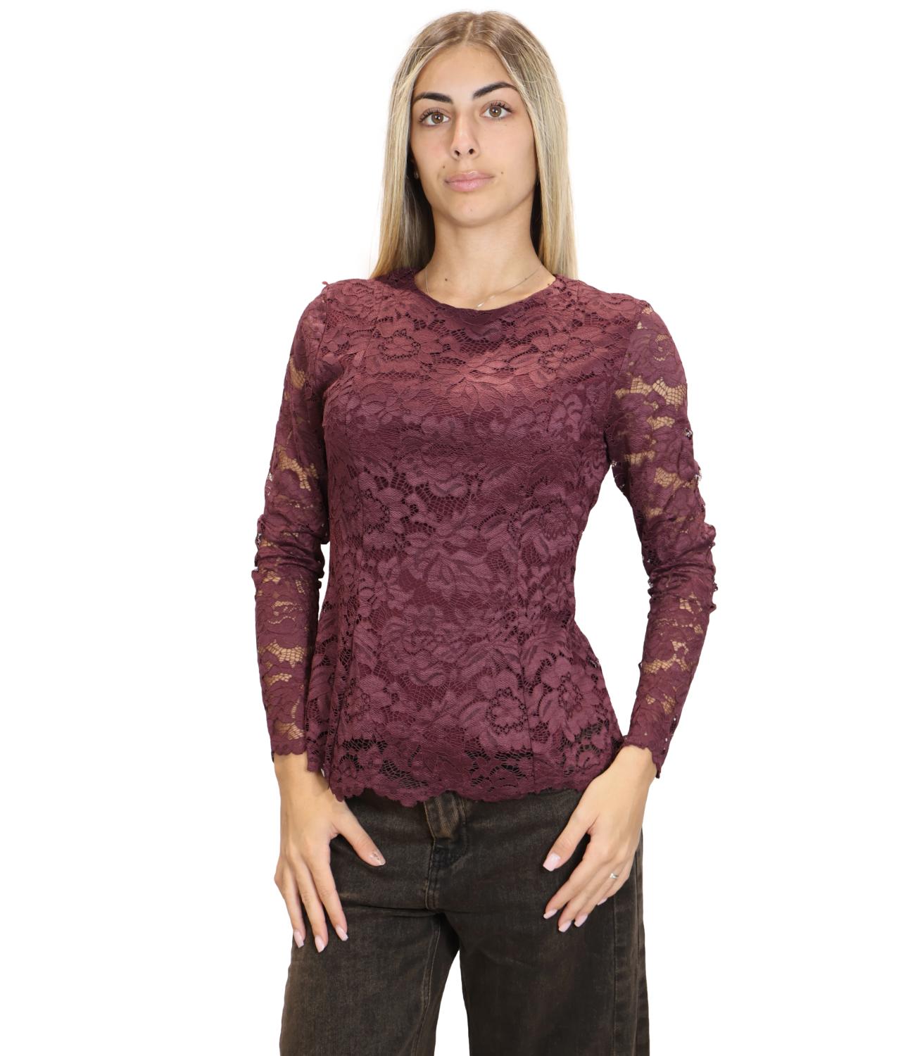 Maglia Susy Mix MA4164MC117 Donna - Vino