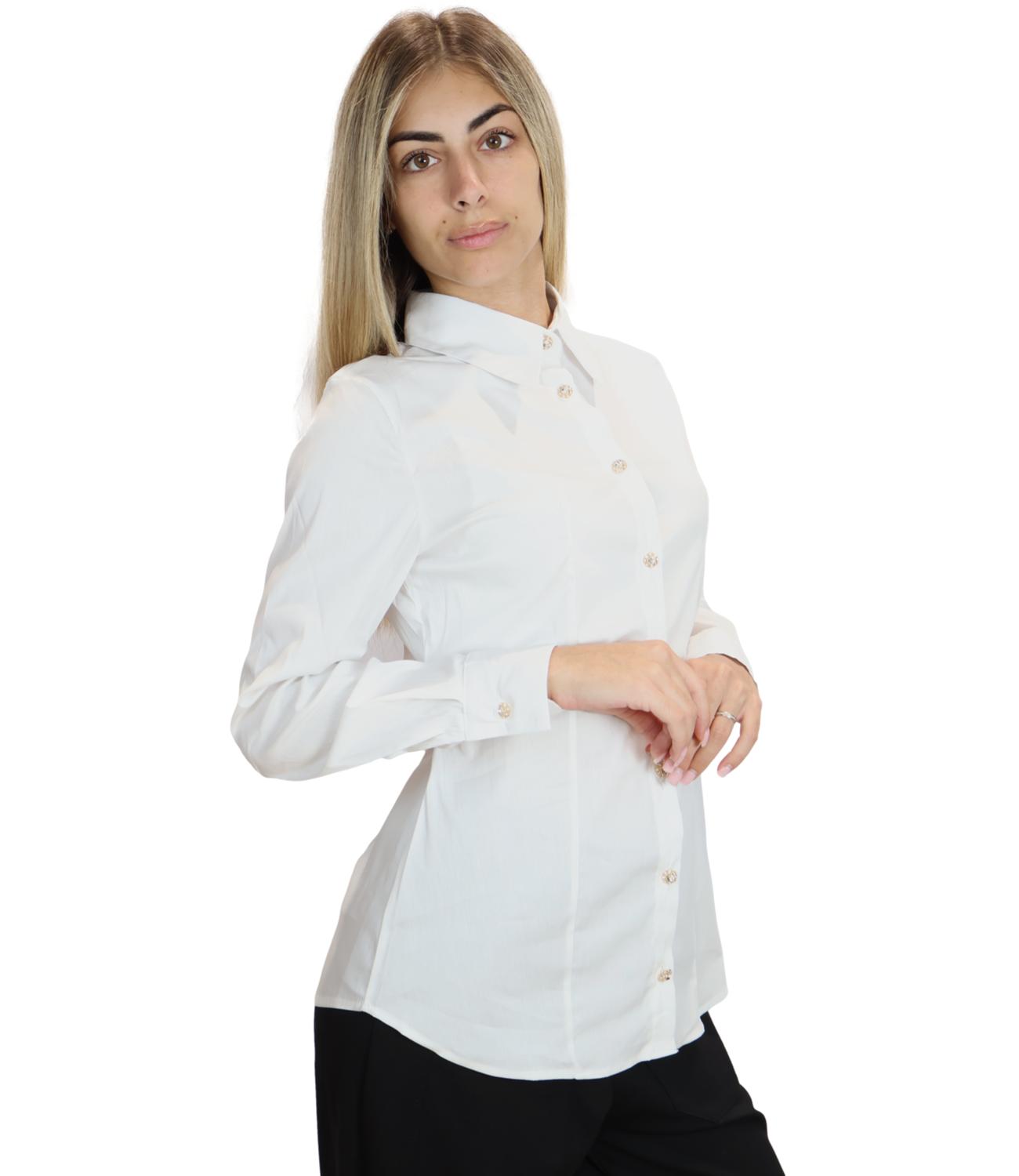 Camicia Susy Mix PP459T6 Donna - Bianco