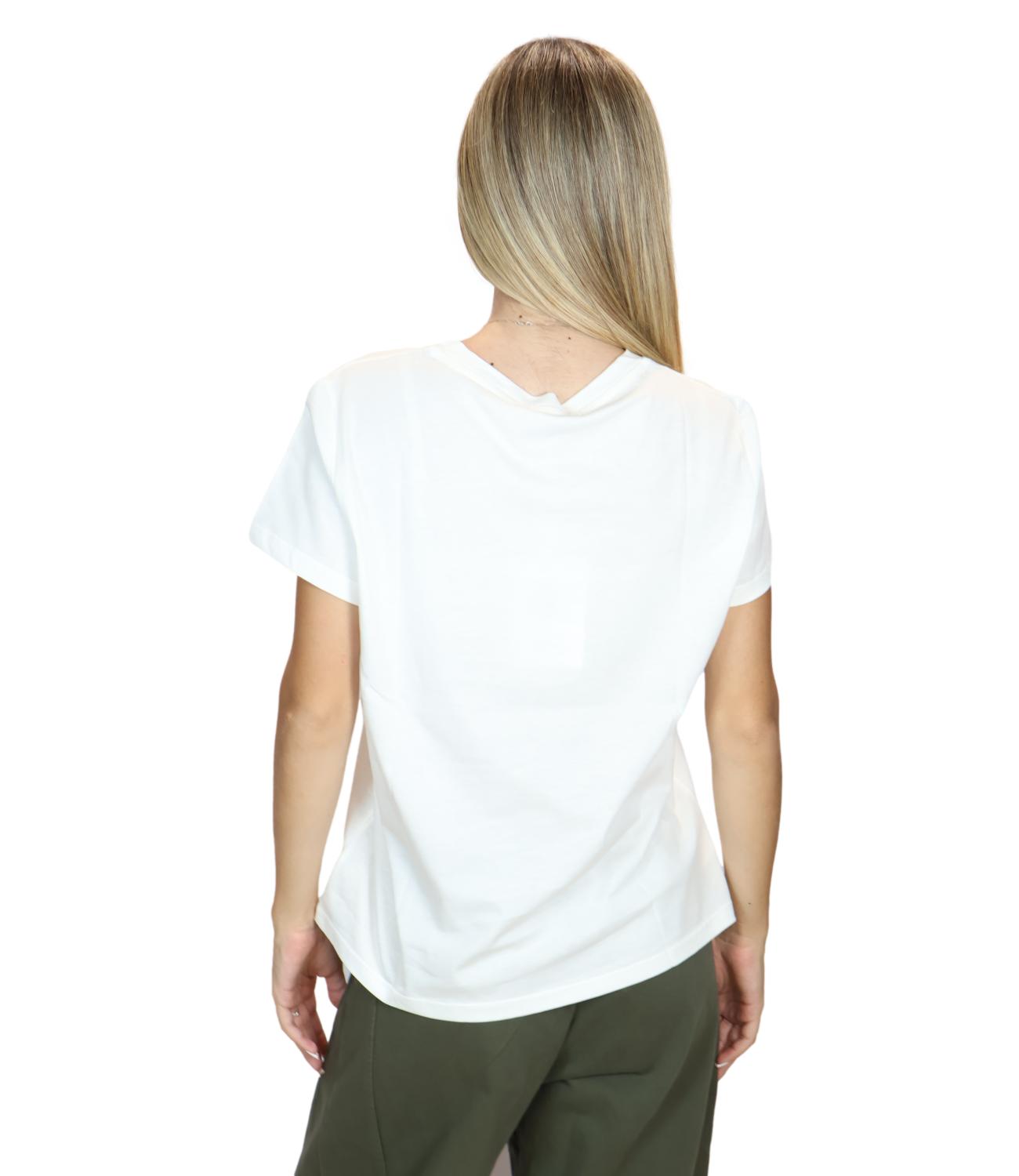 T-Shirt Susy Mix SH004840 Donna - B.co/rosso