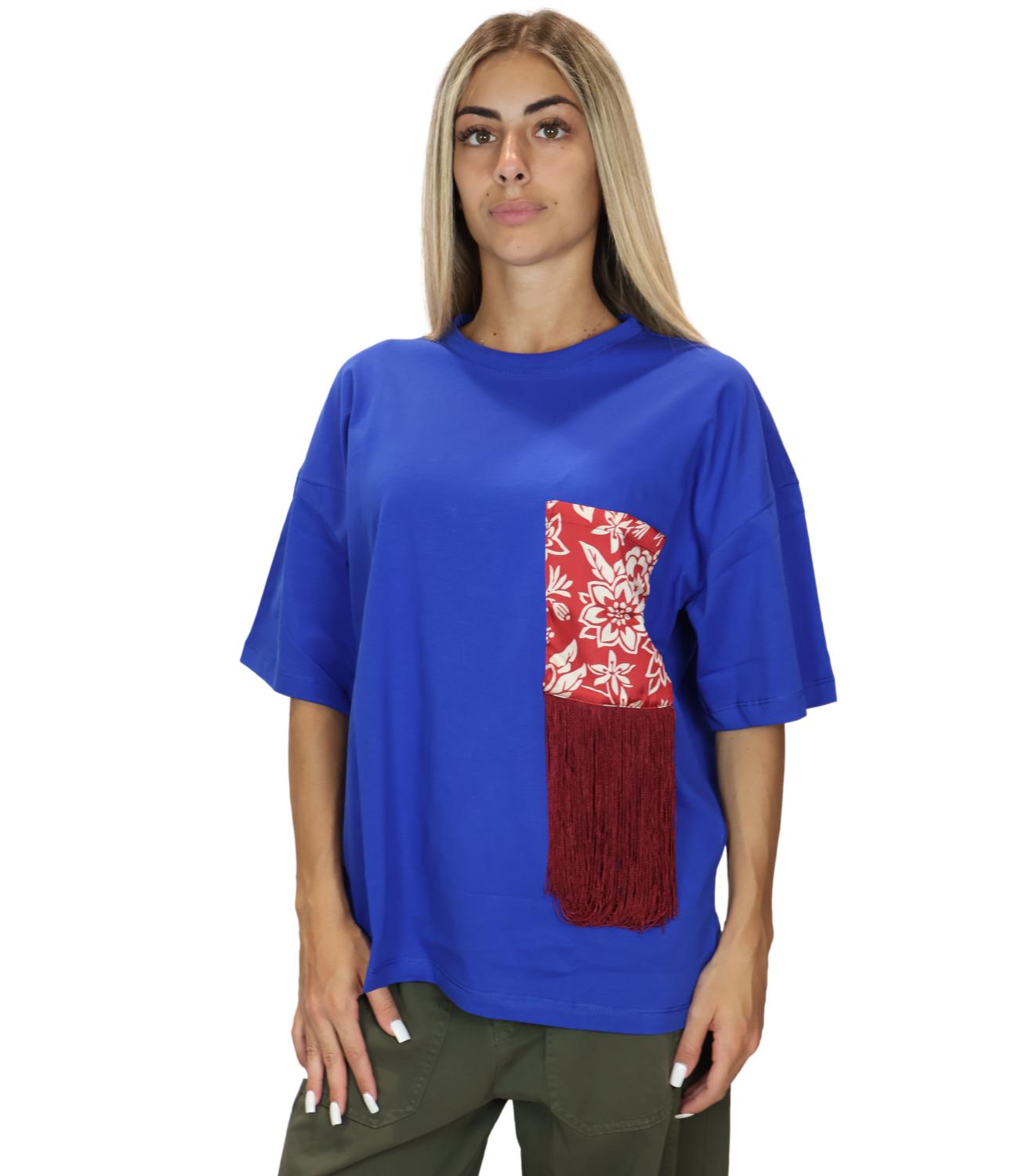 T-Shirt Susy Mix SH004932 Donna - Blu Royal