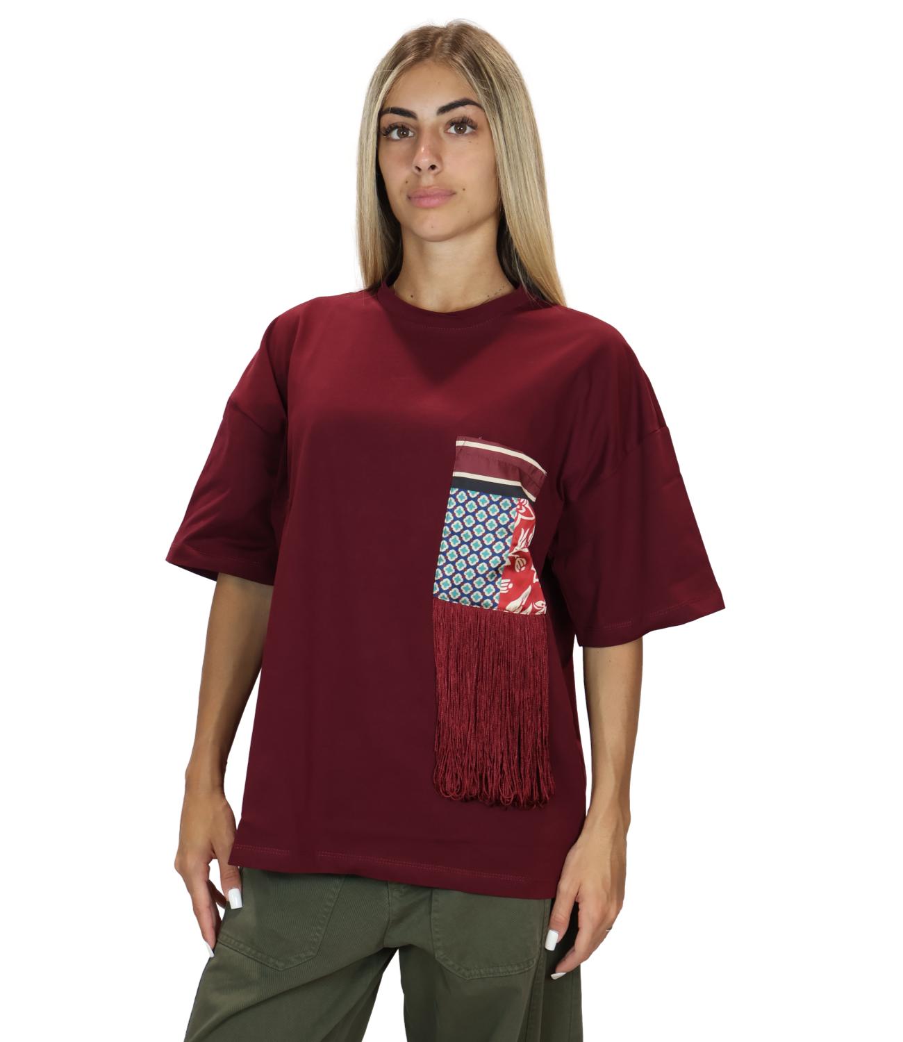 T-Shirt Susy Mix SH004932 Donna - Vino