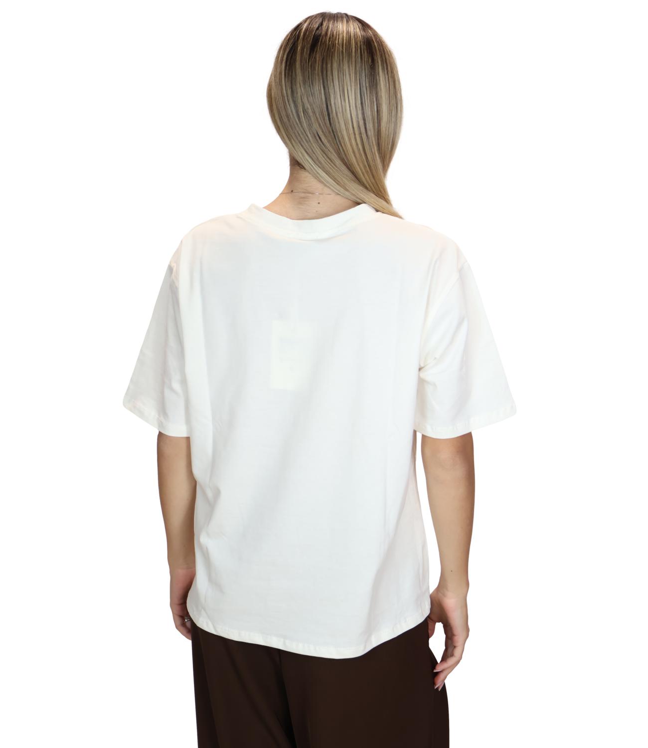T-Shirt Susy Mix T871602 Donna - Panna