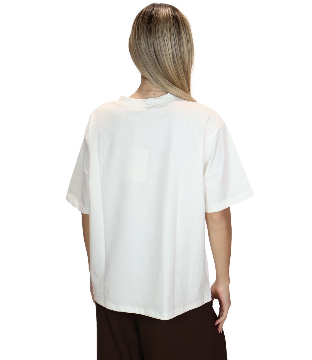 T-Shirt Susy Mix T871603 Donna - Panna