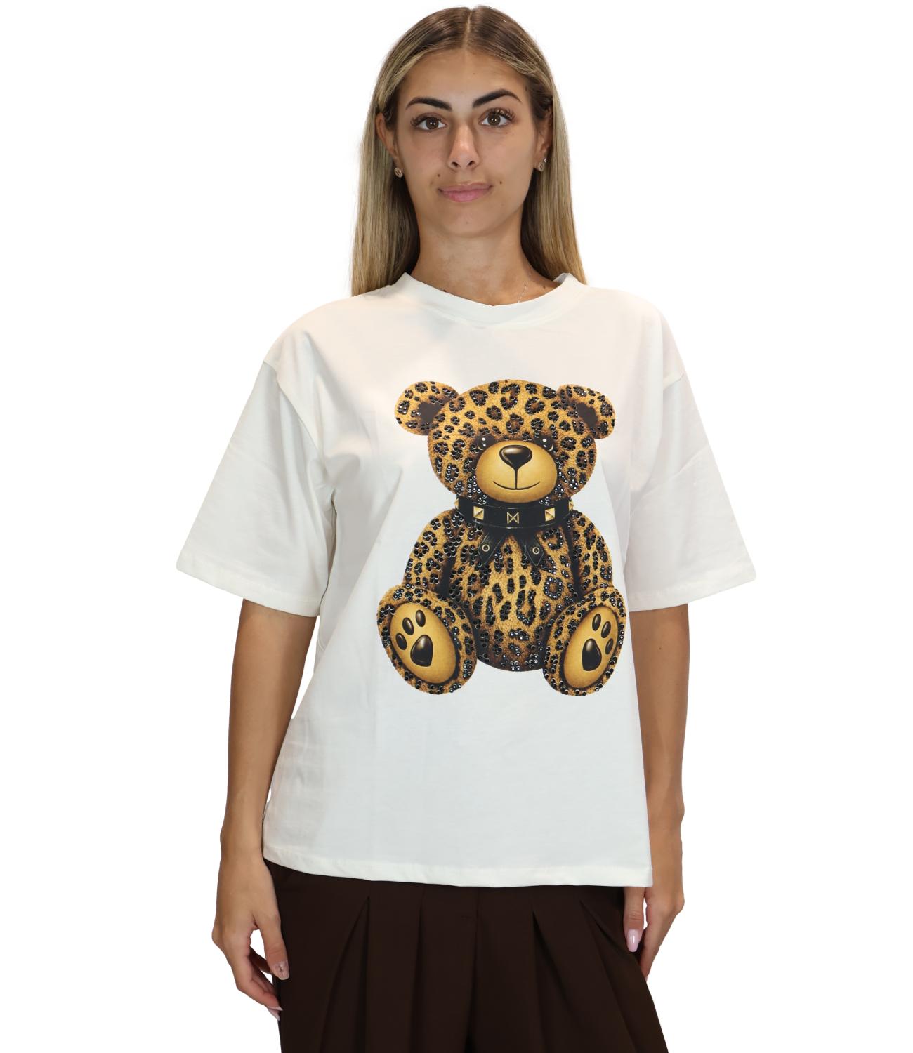 T-Shirt Susy Mix T871603 Donna - Panna