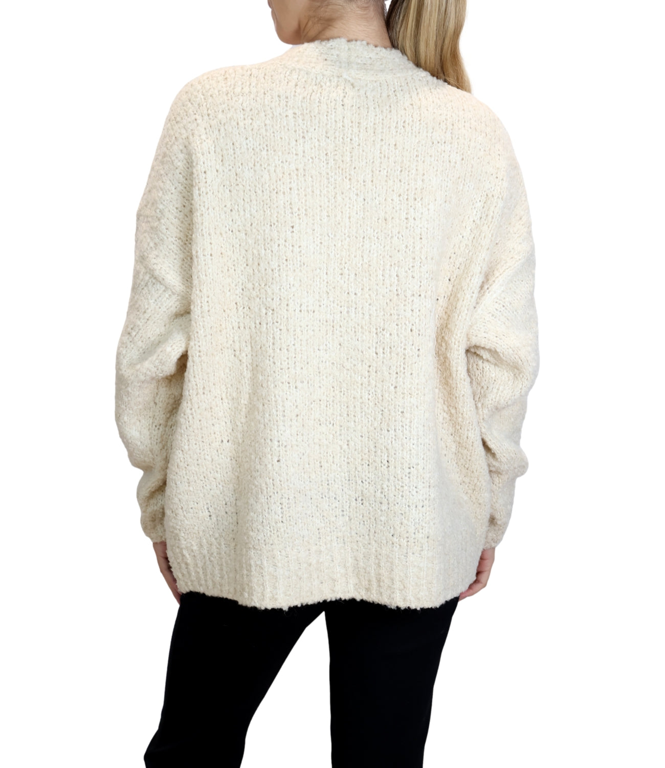 Cardigan Susy Mix WK32848 Donna - Crema