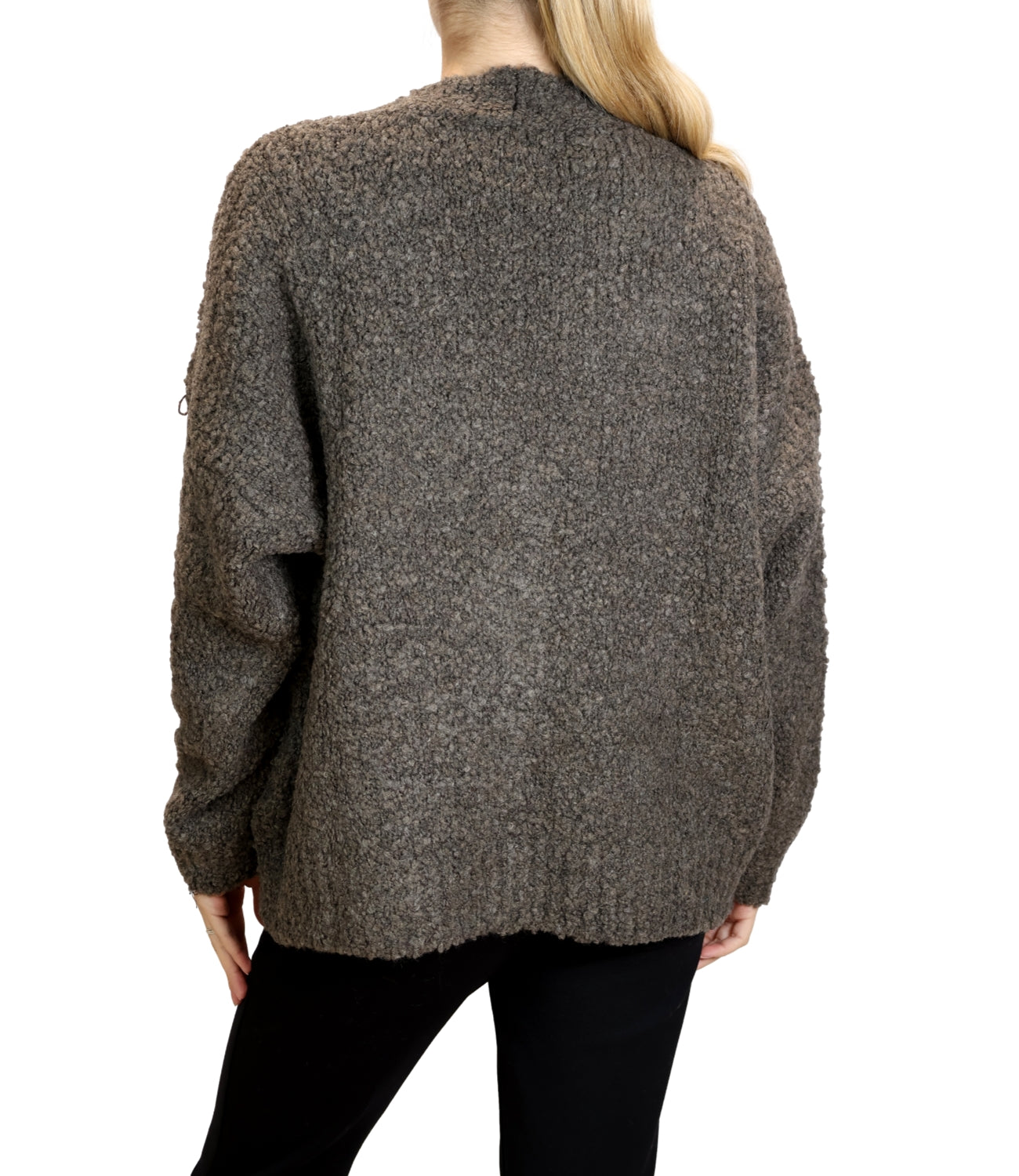Cardigan Susy Mix WK32848 Donna - Fango