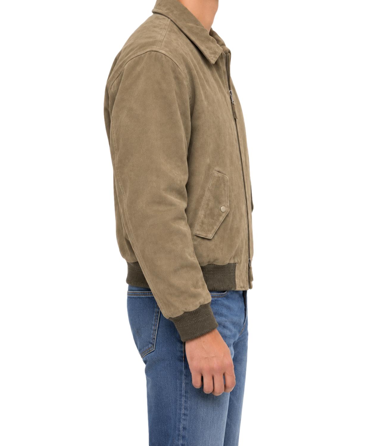 Giacca pelle The Jack Leathers JUSTIN Uomo - Palude
