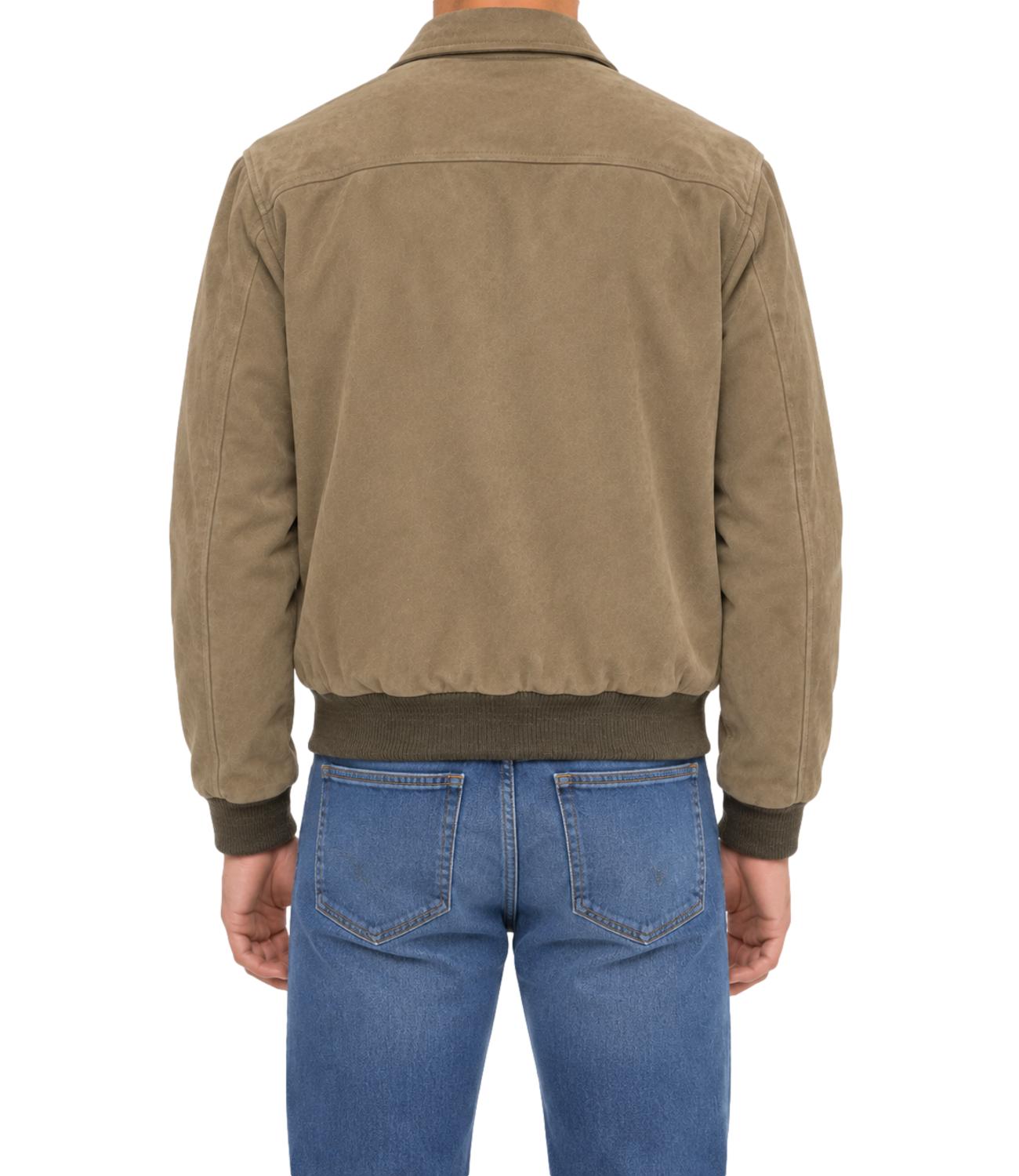 Giacca pelle The Jack Leathers JUSTIN Uomo - Palude