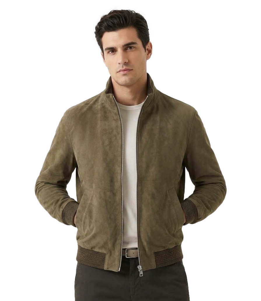 Giacca pelle The Jack Leathers TOBIA Uomo - Beige