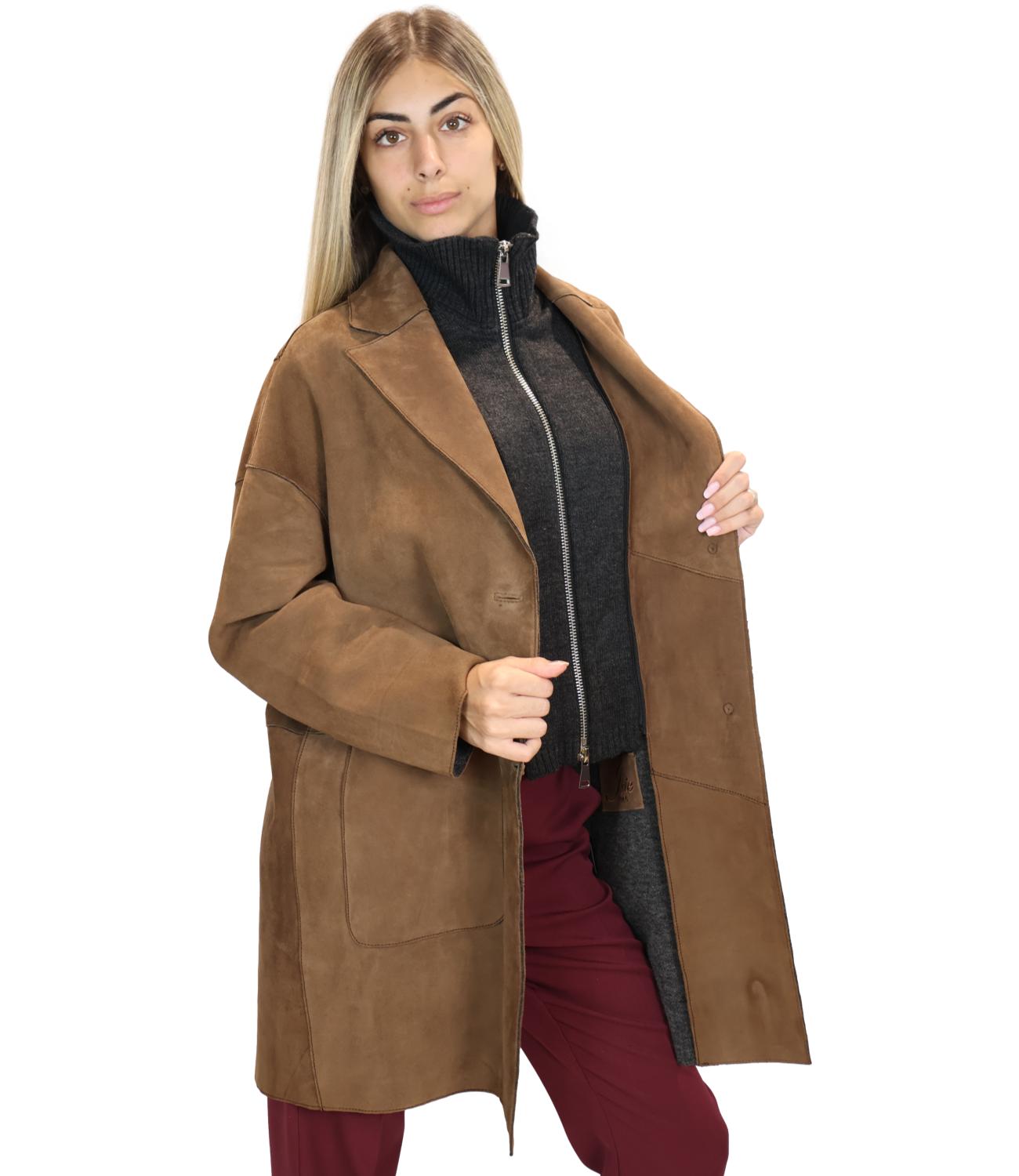 Giacca The Jackie Leathers ANGQ DK GSAC Donna - Whiskey