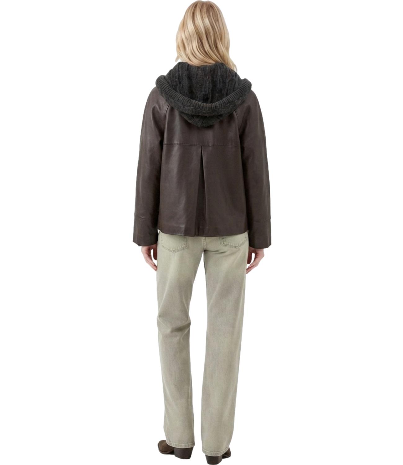 Giacca The Jackie Leathers SUN NABO Donna - Dark Brown