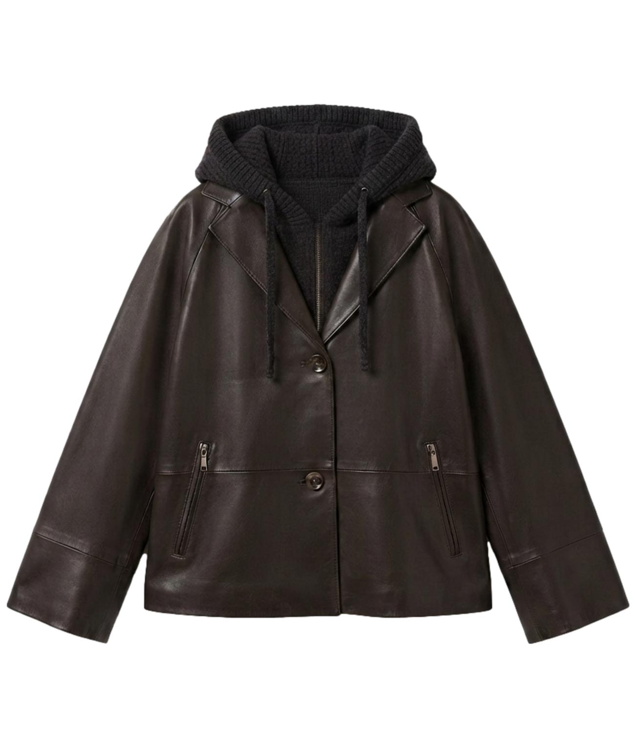 Giacca The Jackie Leathers SUN NABO Donna - Dark Brown
