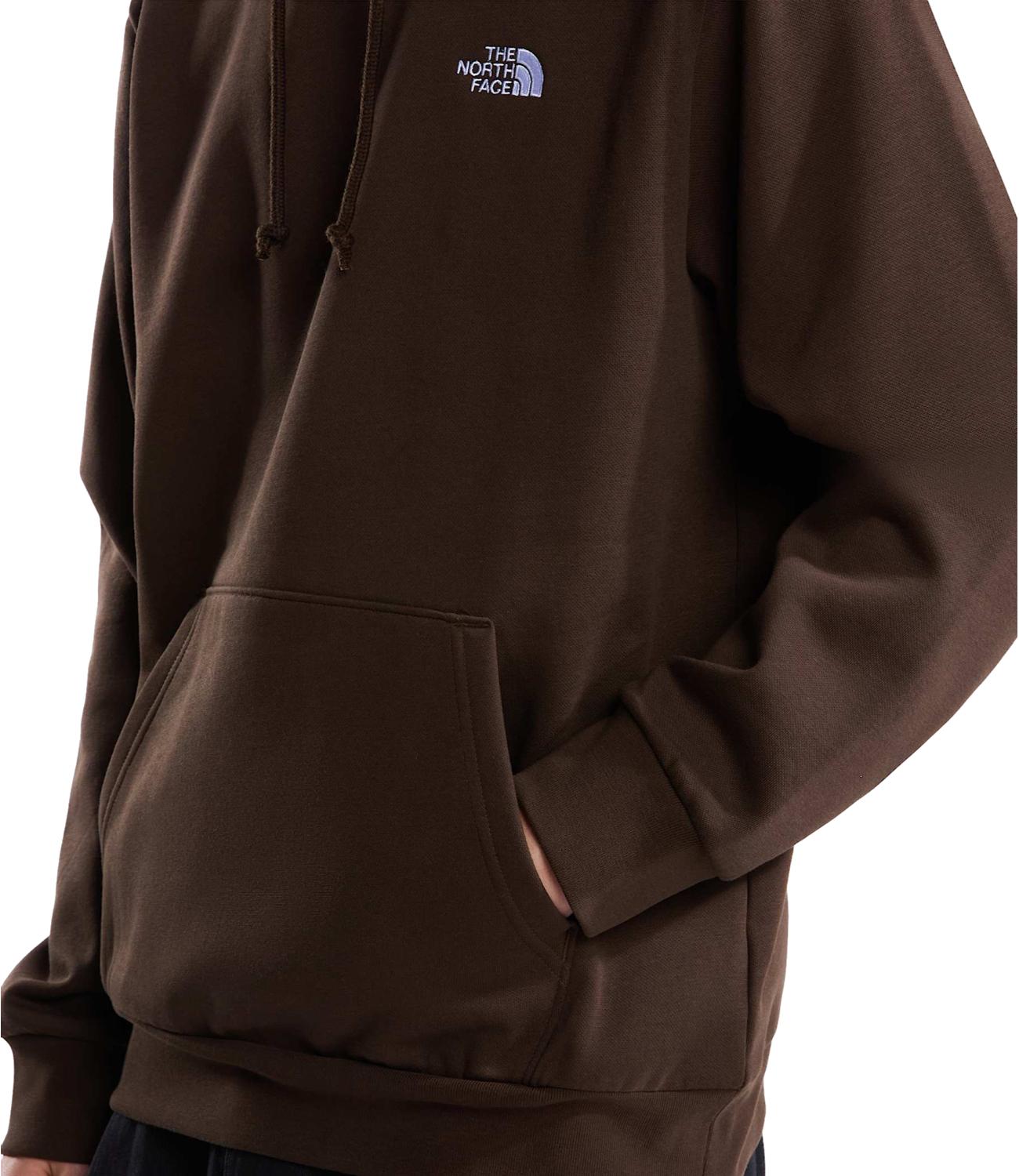 Felpa con cappuccio The North Face NF0A8CWM Uomo - Dark Chestnut